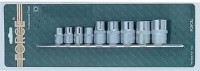 Набор головок TORX 1/2"-3/8" Е10-Е24 9пр. FORCE